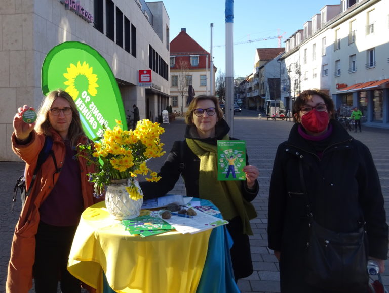 Infostand am Internationalen Frauentag auf den kleinen Planken